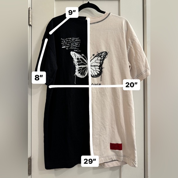 CHNGE oversized Darwin change butterfly tee - Picture 2 of 8